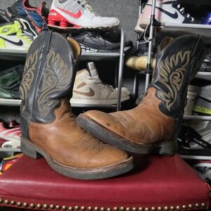 Justin Boots Two-Tone Western Boots RESERVED for C.WOLF